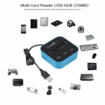 7 In 1 COMBO USB 2.0 HUB Reader - Image 6
