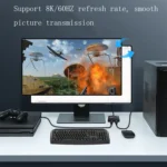 F0301 HDMI 2.1 Two-Way Switcher PS5 Dedicated One-In-Two High-Definition Switcher - Image 5