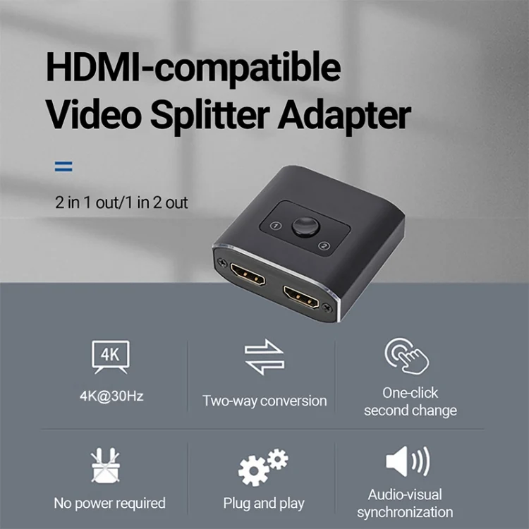 TBD06019037_2.webp 2  to 1 Out HD HDMI Switch - Image 3
