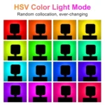 Mamen D01 66 LEDs 2500-9000K Double-Sided RGB LED Fill Lights - Image 7
