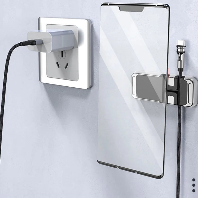 TBD0601913401_B6.webp S15 Magnetic Aluminum Alloy Bracket Data Cable Storage Sticker Car Phone Holder - Image 7