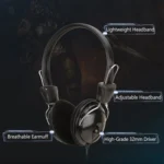 Soyto SY808MV Online Class Office Computer Headset, Cable Length: 1.6m - Image 6