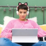T6 Cute Cat Ear Decoration for Headphones - Image 4