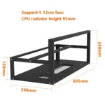GR-8K605 Open Chassis 6 Card 8 Card Fixed Bracket - Image 3