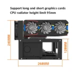 GR-8K605 Open Chassis 6 Card 8 Card Fixed Bracket - Image 5