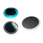 1 Pair 68mm LED Smart Light-Emitting Coaster Light Car Cup Slot Atmosphere Light - Image 2