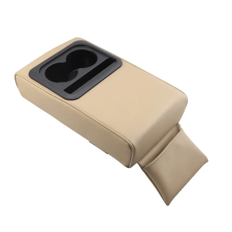 Car Armrest Box Increased Support With Rear Seat Water Cup Holder