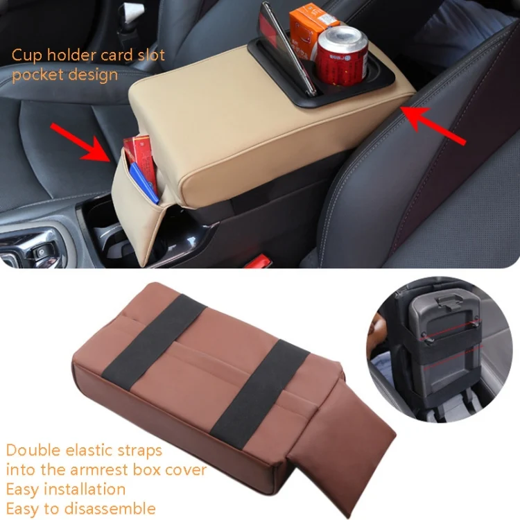 TBD0601946701_B4.webp Car Armrest Box Increased Support With Rear Seat Water Cup Holder - Image 5