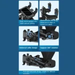 ZJ099 360 Degree Rotating Car Rearview Mirror Phone Holder - Image 6