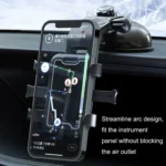 093 Car Navigation Dashboard Windshield Car Phone Holder - Image 6