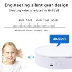 15cm Adjustable Speed Rotating Display Stand Props Turntable - Image 6