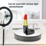 15cm Adjustable Speed Rotating Display Stand Props Turntable - Image 7