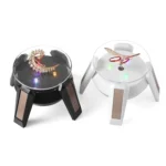 High-Footed UFO Solar 9cm 360 Rotating Display Stand Props Turntable - Image 3
