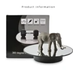 25cm USB Power Rotating Display Stand Video Shooting Props Turntable - Image 7