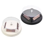 12cm Solar Rotating Display Stand Props Turntable - Image 2