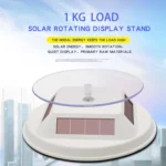 12cm Solar Rotating Display Stand Props Turntable - Image 4