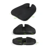 QFC060 V-shaped Car Memory Foam Non-slip Seat Cushion - Image 3