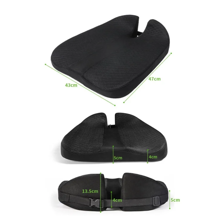 TBD0602020201_B2.webp QFC060 V-shaped Car Memory Foam Non-slip Seat Cushion - Image 3