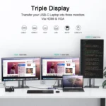 QGeeM 11 In 1 Multifunctional Type-C Extension HUB Adapter - Image 6