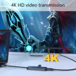 QGeeM QG-UH05-4 5 In 1 TYPE-C Extension HUB Adapter Compatible with SD/TF Reader - Image 7