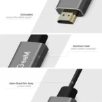 QGeeM QG-HD02 HDMI Single to Mini DP Converter - Image 5