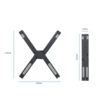 X1 Plastic Silicone Non-Slip Foldable Laptop Stand - Image 3
