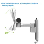 Gibbon Mounts L03 Computer Monitor Wall Mount Bracket Aluminum Alloy Quick Release TV Bracket - Image 4