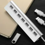 THL059 USB2.0 7 In 1 Aluminum Alloy HUB - Image 5