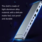 12 In 1 Multifunctional TYPE-C Extension HUB Adapter With Stand Function - Image 5