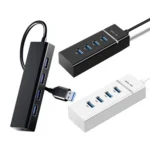 4 X USB 2.0 Ports HUB Converter, Cable Length: 15cm,Style: - Image 2