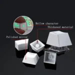 104 Keys Light-transmitting Dip-dyed Keycaps - Image 3