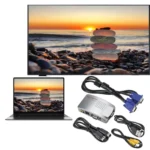 PC Converter Box VGA to AV Converter Video Switch Box - Image 7