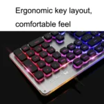 LANGTU L1 104 Keys USB Home Office Film Luminous Wired Keyboard, Cable Length:1.6m - Image 6