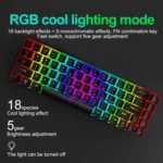 ZIYOU LANG T8 68 Keys RGB Luminous Gaming Mechanical Keyboard, Cable Length:1.6m - Image 6