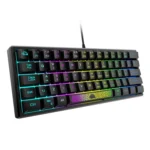 ZIYOU LANG K61 62 Keys RGB Lighting Mini Gaming Wired Keyboard, Cable Length:1.5m - Image 6
