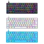 ZIYOU LANG T60 62-Key RGB Luminous Mechanical Wired Keyboard, Cable Length:1.5m - Image 2