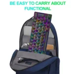 ZIYOU LANG T60 62-Key RGB Luminous Mechanical Wired Keyboard, Cable Length:1.5m - Image 3