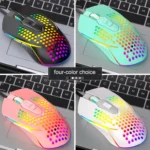 LEAVEN S50 6Keys Macro Definition Programmable RGB Lighted Gaming Wired Mouse, Cable Length: 1.5m - Image 2