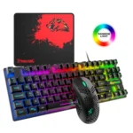 ZIYOU LANG T2 88 Keys Gaming Mechanical Luminous Keyboard and Mouse Set, Cable Length: 1.6m - Image 2