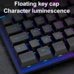 ZIYOU LANG T2 88 Keys Gaming Mechanical Luminous Keyboard and Mouse Set, Cable Length: 1.6m - Image 5