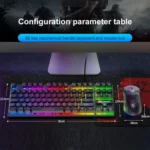 ZIYOU LANG T2 88 Keys Gaming Mechanical Luminous Keyboard and Mouse Set, Cable Length: 1.6m - Image 6