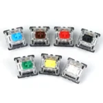 10 PCS Gateron G Shaft Black Bottom Transparent Shaft Cover Axis Switch, Style: - Image 2
