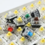 10 PCS Gateron G Shaft Black Bottom Transparent Shaft Cover Axis Switch, Style: - Image 5