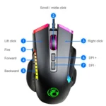 IMICE T70 8-Button 7200DPI RGB Lighting Programmable Wired Gaming Mouse, Cable Length: 1.8m - Image 2