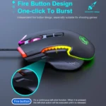 IMICE T70 8-Button 7200DPI RGB Lighting Programmable Wired Gaming Mouse, Cable Length: 1.8m - Image 6