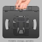 Foldable Laptop Desktop Heightening Cooling Bracket - Image 3