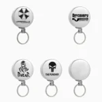 High Resilience Telescopic Steel Wire Anti-Lost Anti-Theft Key Ring - Image 2