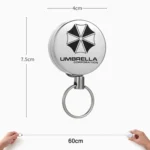 High Resilience Telescopic Steel Wire Anti-Lost Anti-Theft Key Ring - Image 3