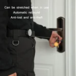 High Resilience Telescopic Steel Wire Anti-Lost Anti-Theft Key Ring - Image 4