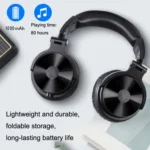 OneOdio PRO-C Bilateral Stereo Pluggable Over-Ear Wireless Bluetooth Monitor Headset - Image 2
